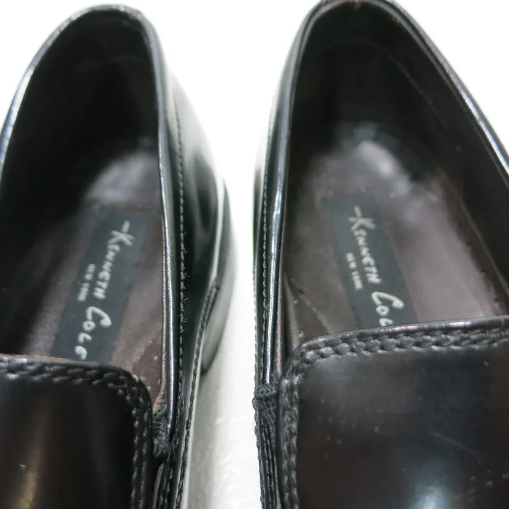Kenneth Cole New York Horse Bit Leather Dress Loafers Footwear Men's Shoes 9.5